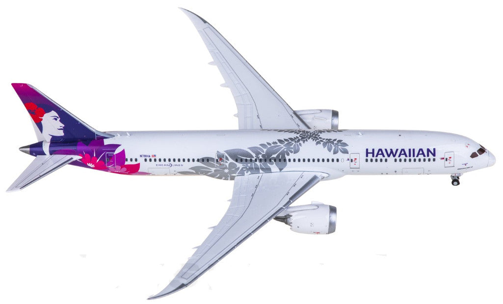 1:400 Geminijets Hawaiian Airlines Boeing 787-9 Passenger Airplane Diecast Model