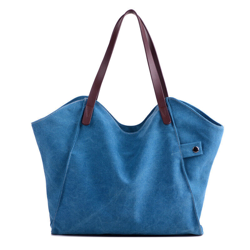 CELELA Women Canvas Extra Large Shoulder Handbag Bag For Shopping Travel
