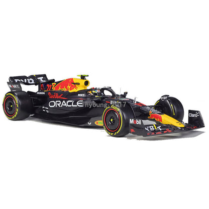1:24 F1 Red Bull RB19 Model Car Diecast Vehicle Metal Toy Cars Sergio Perez #11