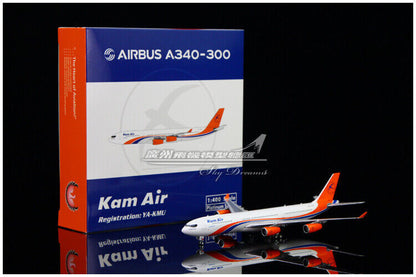 1:400 Phoenix Kam Air AIRBUS A340-300 Passenger Airplane Diecast Aircraft Model