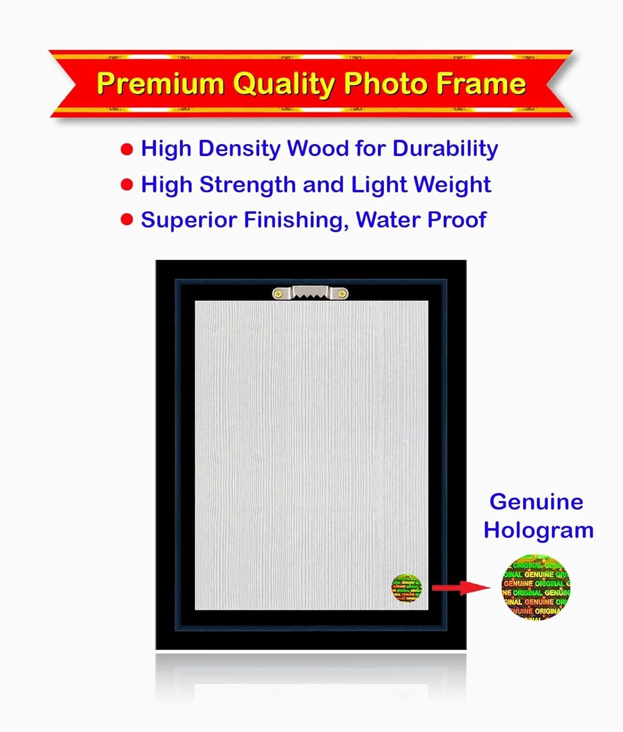 Lord Shiv Parivar Family HD Printed Religious Picture With Wooden Frame