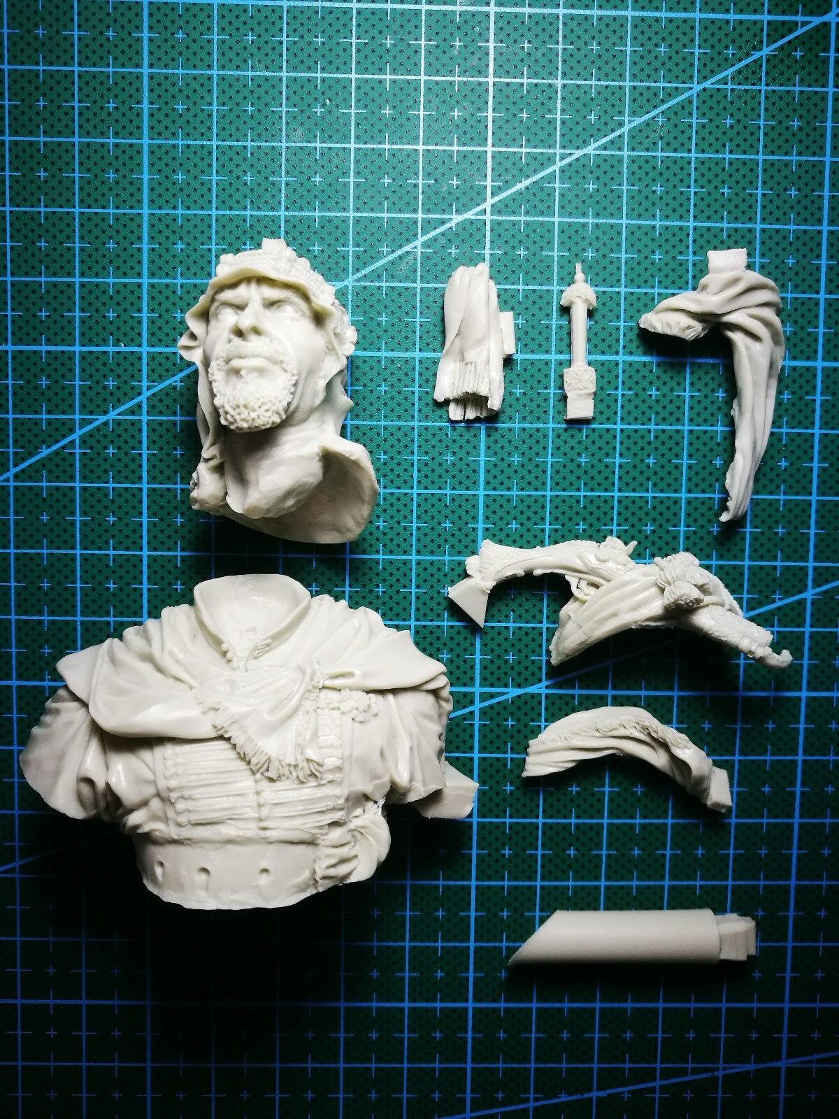 1/10 Resin Figure Bust Model Kit Arabia Warrior Unpainted Unassembled