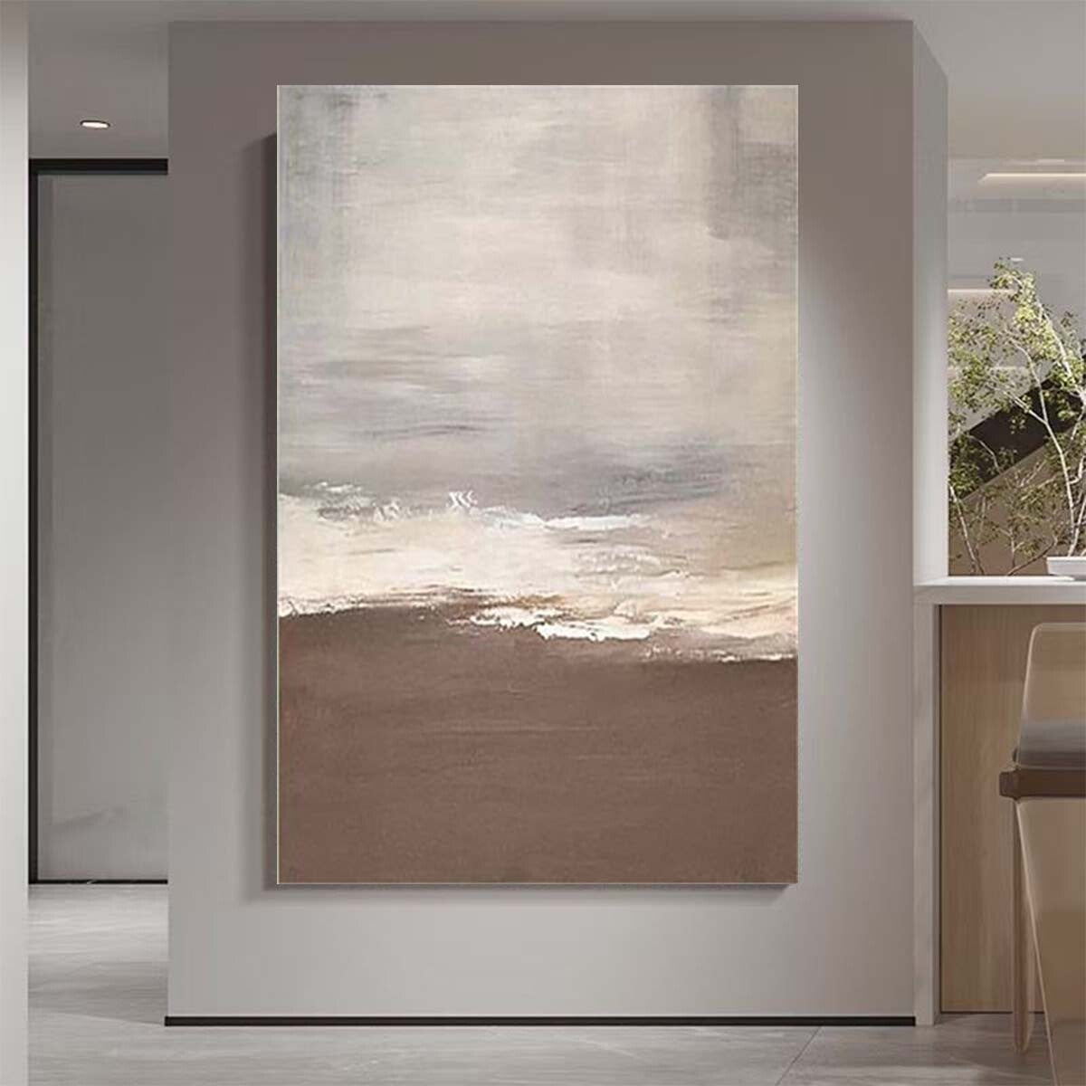 Handmade Oil Painting Canvas Modern Abstract Wall Art Hanging PictureRoom