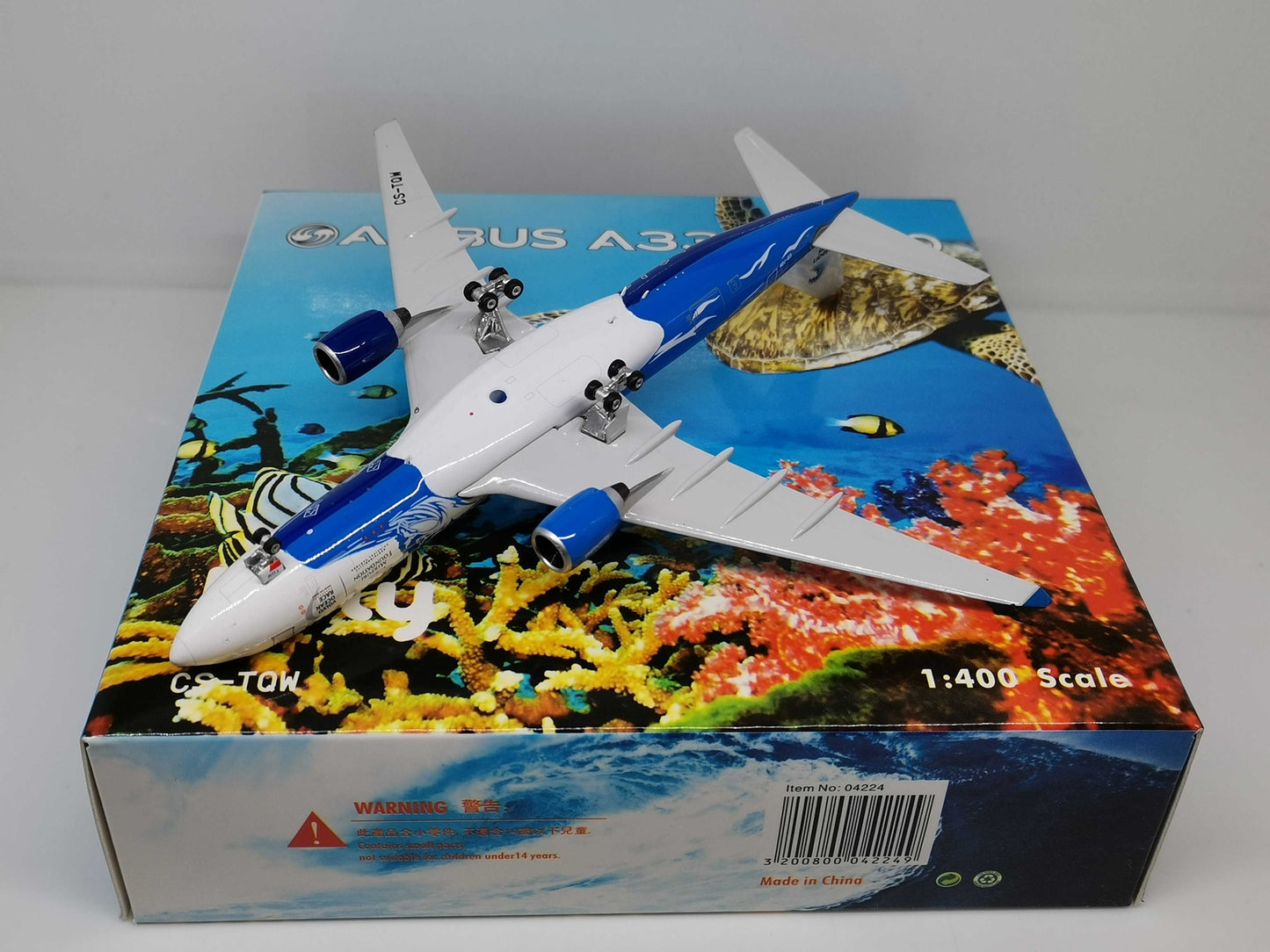 1:400 Phoenix Tum the Tlde on Plastlc A330-200 Airplane Diecast Aircraft Model