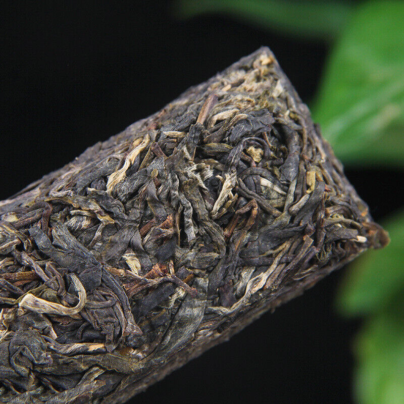 150g Golden BarIceland Gold Brick Puerh Raw Brick Tea Mengku Gold Leaf Flower