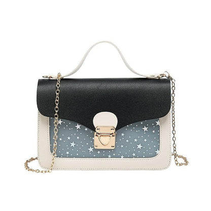 Mini Square Pack Shoulder Bag Star Sequin Crossbody Bag Clutch Wallet Handbags