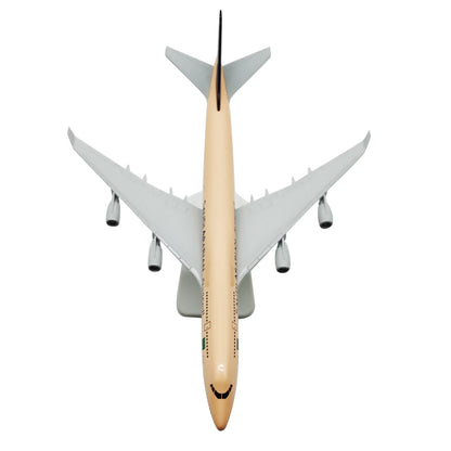 1:400 SAUDI ARABIAN B747 Airplane Alloy Model Souvenir with Display Stand I