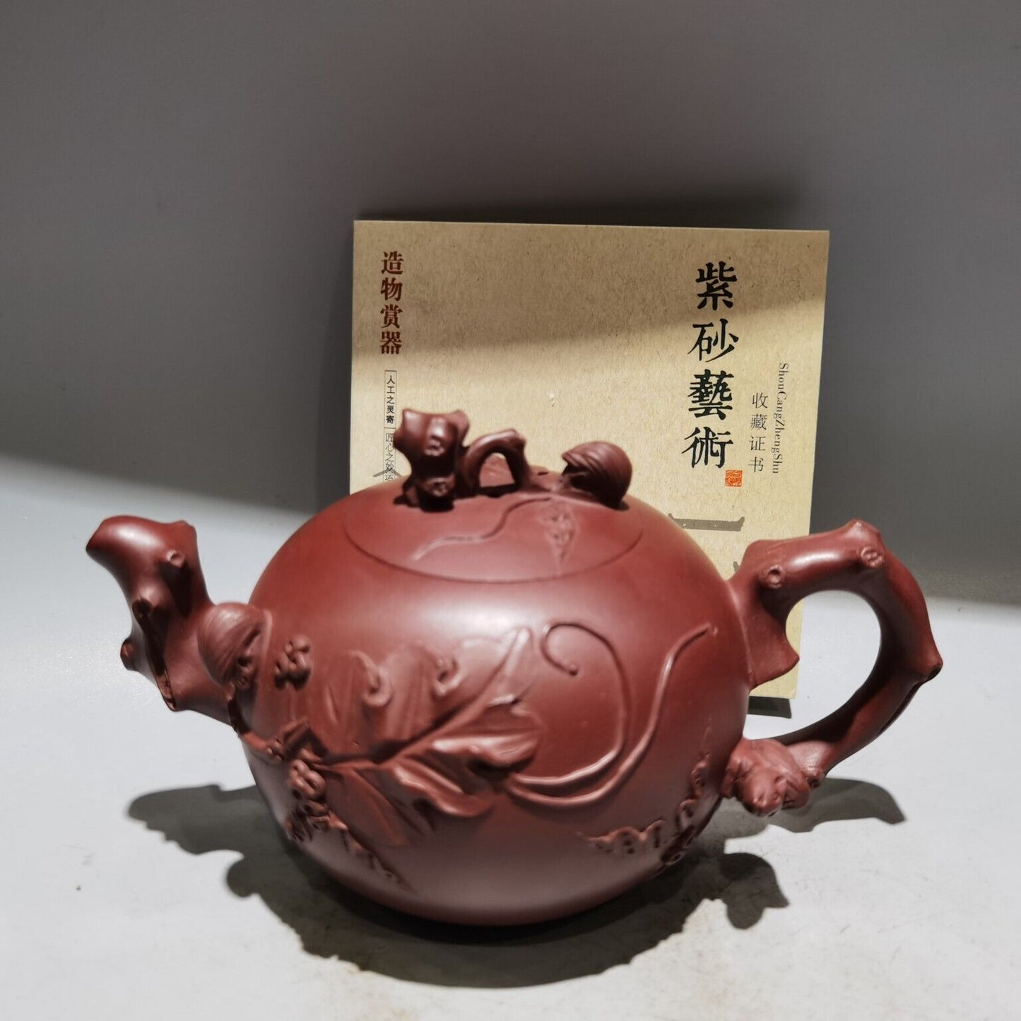 vintage chinese yixing purple clay teapot zisha ceremony exquisite teaware art