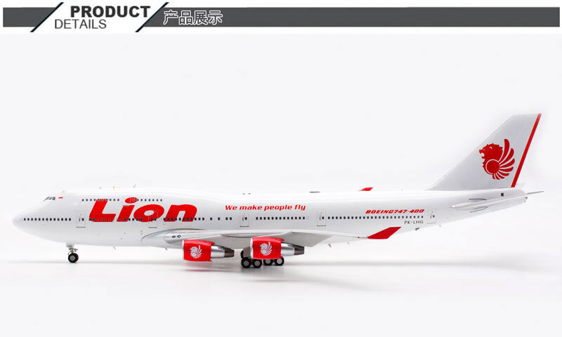 1:200 35CM InFlight Lion BOEING 747-400 Airplane Diecast Aircraft Plane Model