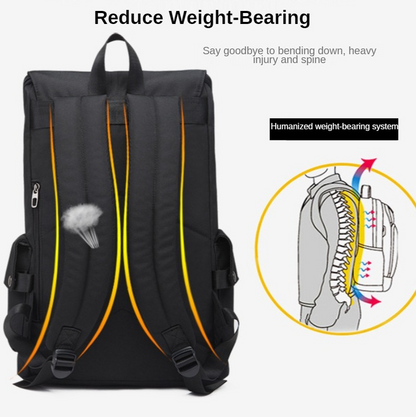 Men Casual Backpack Oxford High Capacity Teenager Student School Bag Rucksack