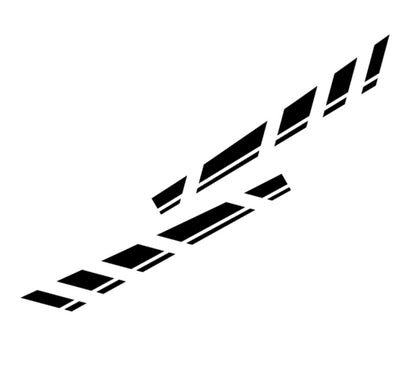 Custom Graphic Car Sticker For TESLA Model Y Side Skirt Stripe Racing Decals