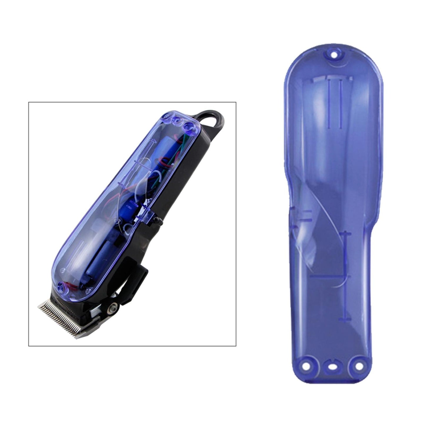 Deep Blue Electric Hair Clippers Protective Back Case Cover For 8148 Cordless aa