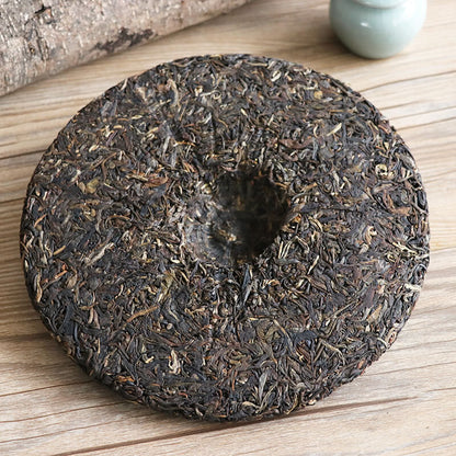 Milestone Green Cake * 2017/2018 BA JIAO TING Liming Pu'er Tea Raw Puer Tea 357g