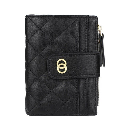 Synthetic Leather Wallet Purse Card Holder Coin Money Bag Zipper 12.5*9.5*2.5 CM