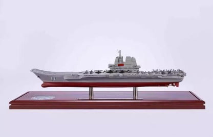 1:700 51CM Aircraft Carrier SHANDONG 17 Warship Diecast Battle Ship Model