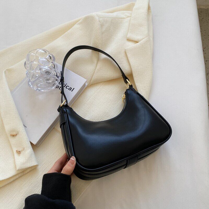 Pink Shoulder Bag Women Small Leather Crossbody Bags Handbag Underarm