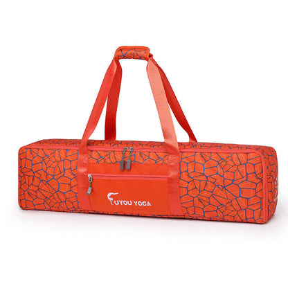 Waterproof Print Yoga Mat Storage Bag Portable Handbag Fitness Shoulder Bags