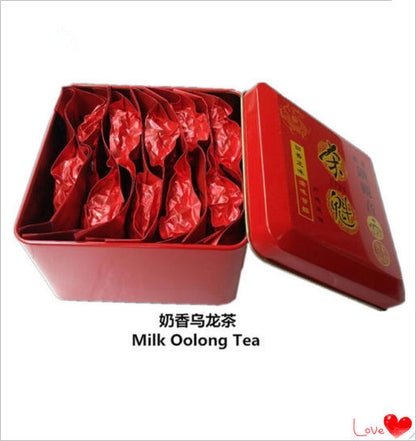 Milk Oolong Tea 10Bags Green Tea Gift Iron Packing Chinese Organic Tea 155g