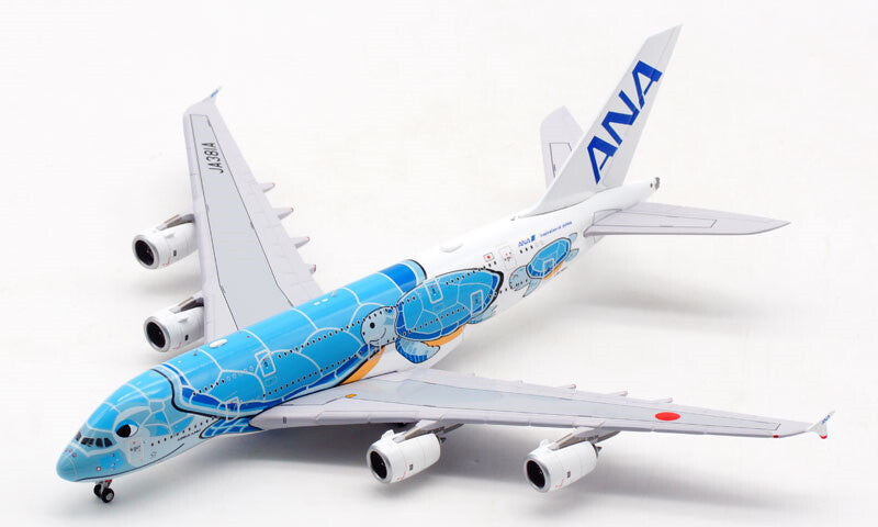 JC Wings ANA Flying Honu Lani Livery Airbus A380 JA381A 1:400 plane Pre-builded
