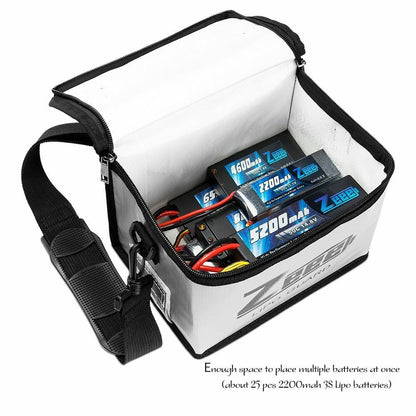 RC Lipo Battery Safe Bag 215*145*165mm Fireproof Explosion Proof Guard Portable