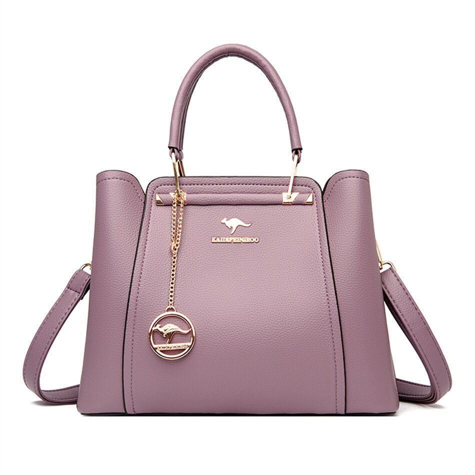 Women Bag High Quality Genuine Leather Handbag Purse Vintage Shoulder Messenger