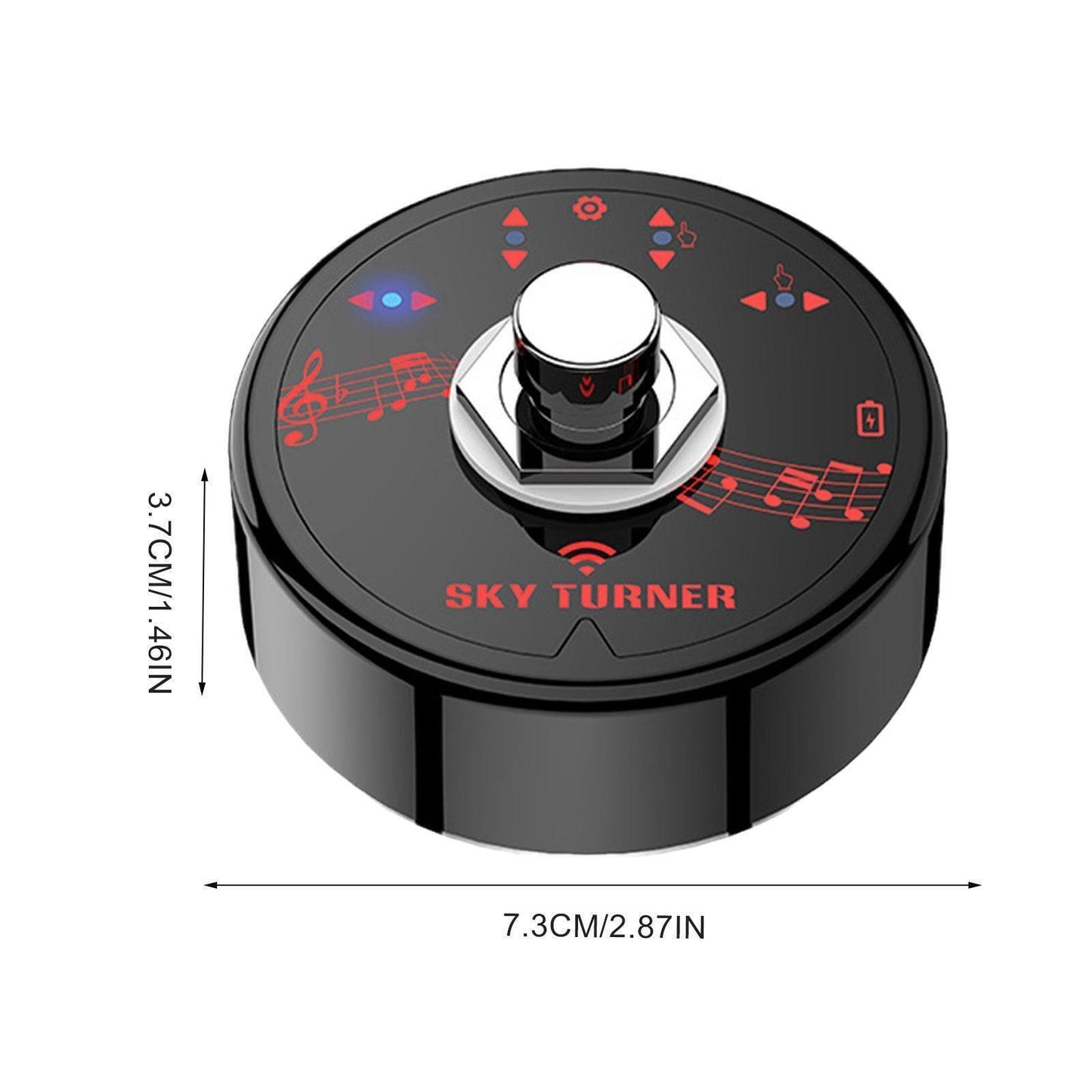 Bluetooth Reading Page Turning Pedal Rechargeable Foot Switch For Music Sheet