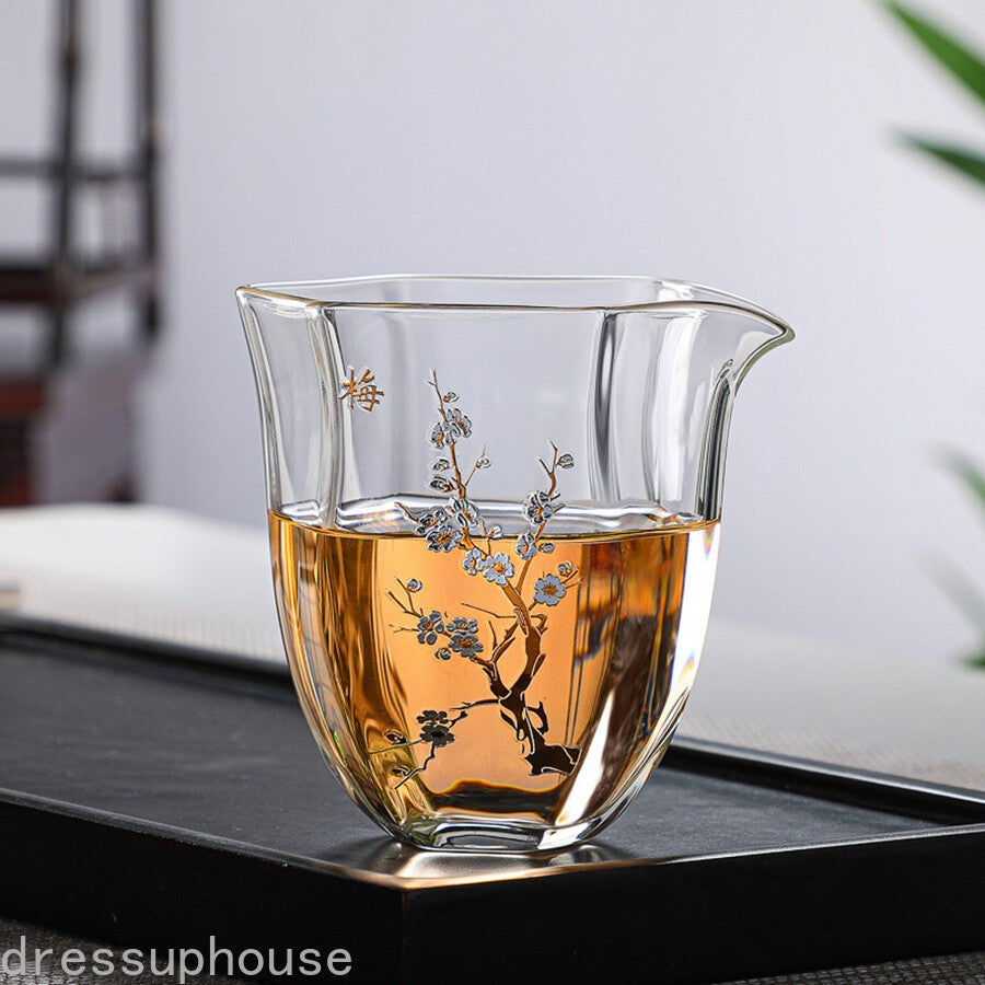 200ml Chinese Glass Gong Dao Bei Gong Fu Tea Cups Fair Cup Kungfu Teaset Cup
