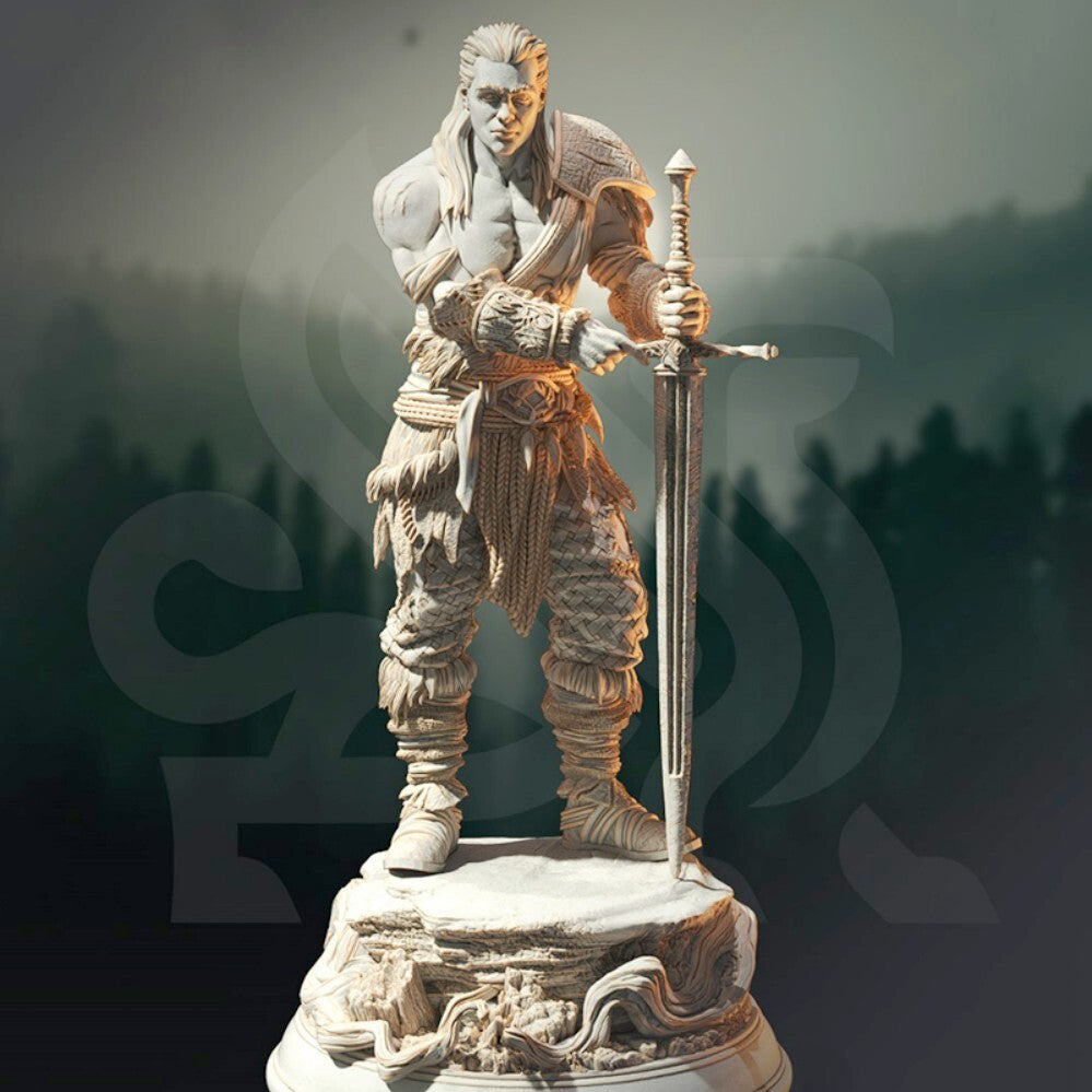 1/24 resin figure model Fantasy Tribe Prince 3D Printing Unassembled unpainted