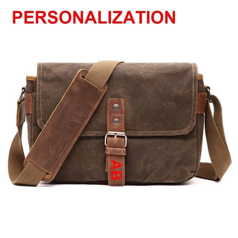 Outdoor Camera Shoulder Bag Men Camera Bags Canvas Crossbody Bag