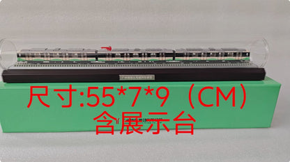 1:120 55CM Guangzhou Metro Line 9 Rail Transit Trains Railway Diecast Model