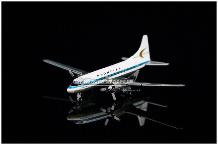 1:400 GeminiJets FRONTIER Convair CV-580 Passenger Airplane Diecast Plane Model