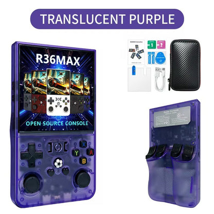 R36max 4 Inch Super Screen Open Source Handheld Game Console Linu 15000+Games