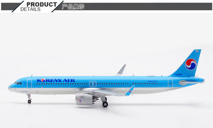 1:200 JC Wings KOREAN AIR AIRBUS A321neo Passenger Plane Diecast Aircraft Model