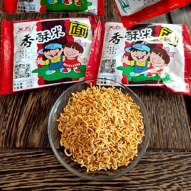 25g*20bags Tianfang Xiangsumi Crispy instant noodles Chinese Snacks