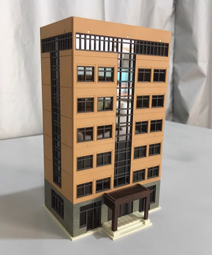 1/150 N Scale Train Railway Modern City Tall Business Building Model