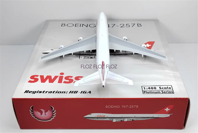 Phoenix Swissair for Boeing B747-200 HB-IGA 1/400 Aircraft Pre-built Model