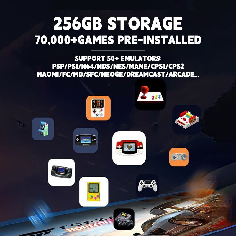 64 128 256GB Retro Games Video Game Console TV Stick 4K HDMI Wireless Controller