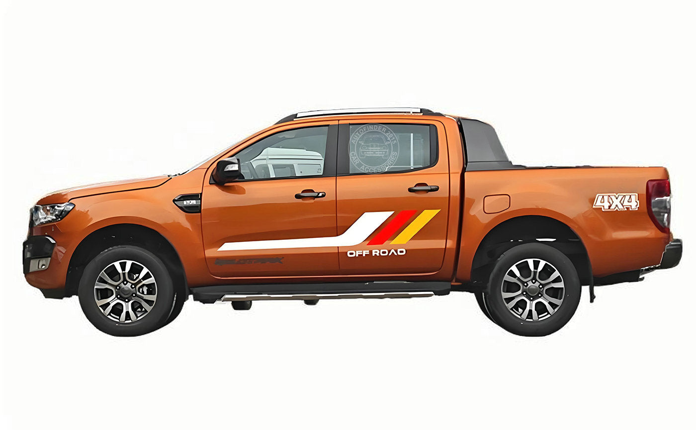 Graphic Racing Stripe Side Door Sticker For All Models 4x4 Off Road Decal Vinyl