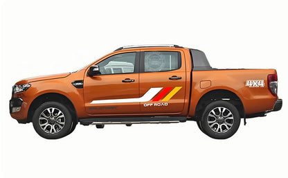 Graphic Racing Stripe Side Door Sticker For All Models 4x4 Off Road Decal Vinyl