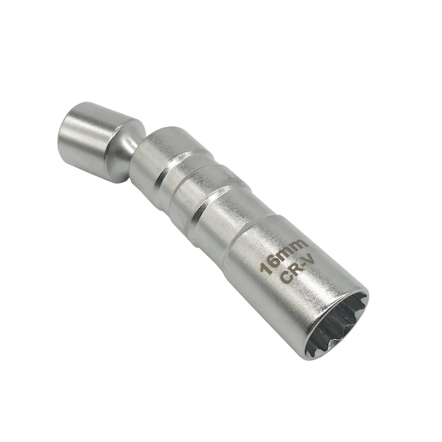 16mm Thin Wall Magnetic Swivel Spark Plug Socket 8 inch Drive 12 Point