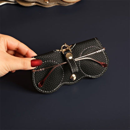 Vintage Glasses Case Luxury Eyewear Accessories Sunglasses Holder Bag 14.5*1*7CM