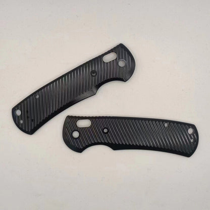 1 Pair Black Aluminum Handle Scales for Benchmade Griptilian 550/551 Knives