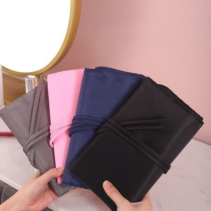 Makeup Bag Artist Cosmetic Pouch Organizer Brushes Traveling Purse 13*22*55 CM