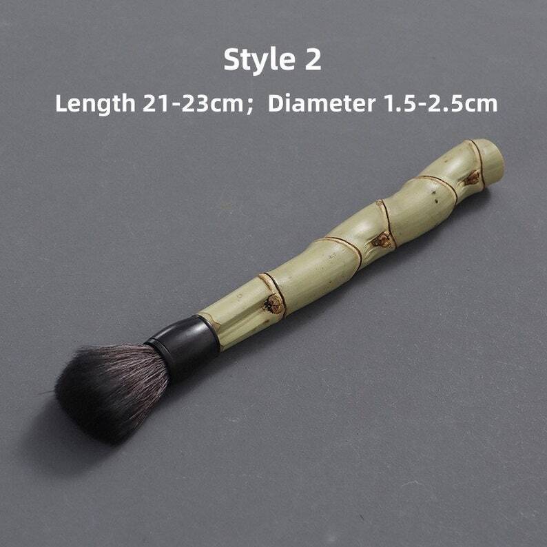 Natural Bamboo Tea Brush|Tea Accessories|Pot Brush|Tea Pet Brush