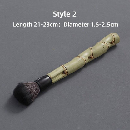 Natural Bamboo Tea Brush|Tea Accessories|Pot Brush|Tea Pet Brush