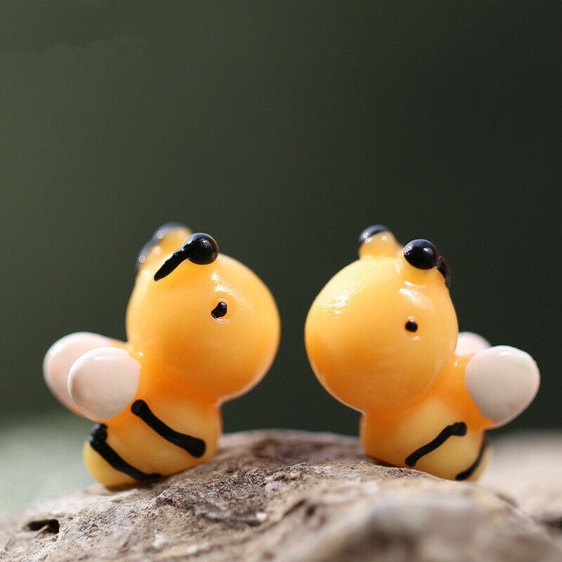 Moss Micro Landscape Deco Garden Deco Mini 8pcs Little Bee Decoration Supplies