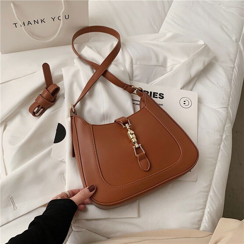 Underarm Shoulder Side Bags Women PU Leather Ladies Handbags And Purses