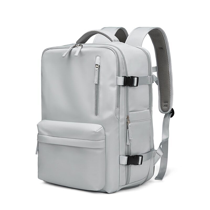 Women Travel Backpack 16 Inch 39L USB Charging Backpack Shoe Bag Hiking Backpack