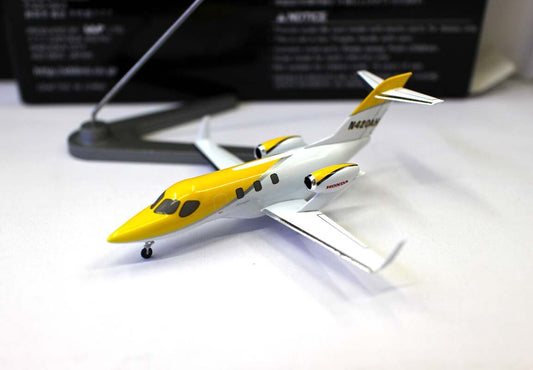 Ebbro for Hondajet Private business jet yellow 1/144 diecast model aircraft