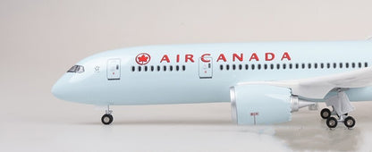 1:130 43CM AIR CANADA BOEING 787 Passenger Airplane Landing Gear Resin Model
